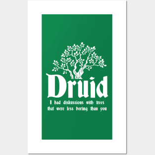 Pen and paper druid Posters and Art